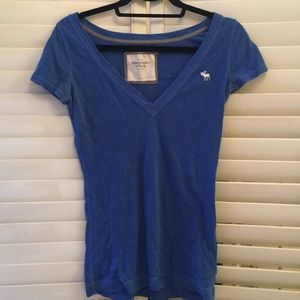Blue v neck